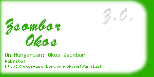 zsombor okos business card